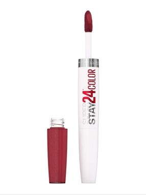MAYBELLINE Super Stay 24 2-step Liq. Lipstick & Lip Balm, 930 City Ablaze